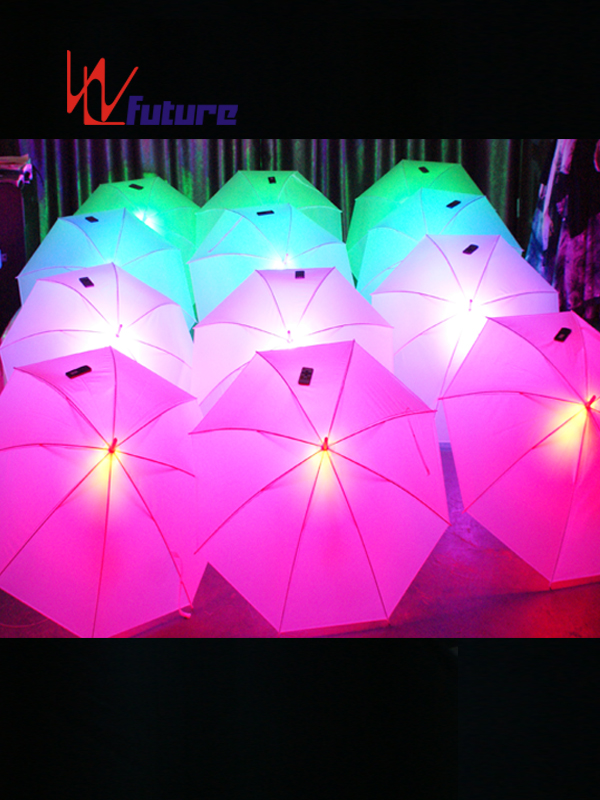 创意定制全彩LED发光雨伞舞台表演道具 WL-084
