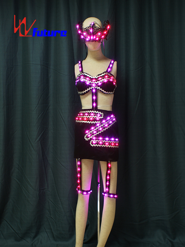 未来创意全彩LED性感女孩夜总会俱乐部表演发光服 WL-0188