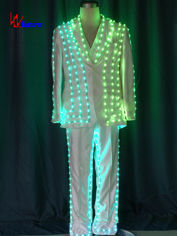 未来创意全彩LED发光舞台走秀时装表演服装定制 WL-0303